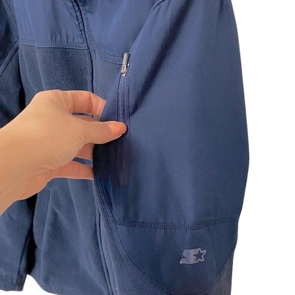 Starter Men’s Polar Fleece Jacket - Picture 5 of 11